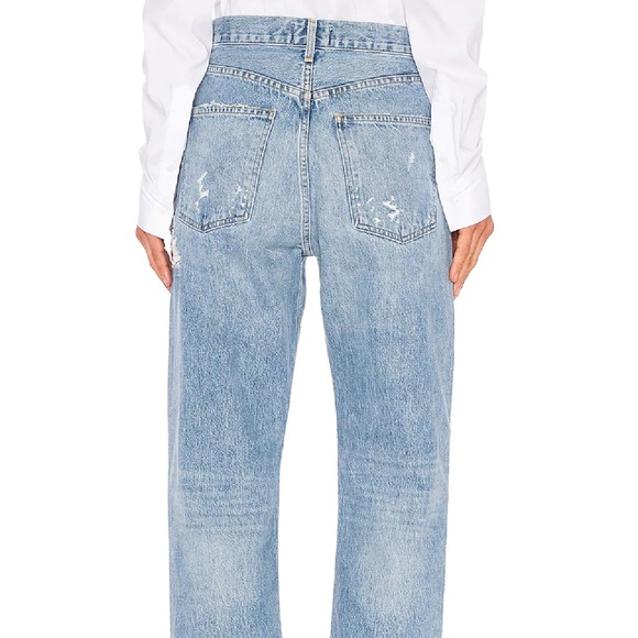 Agolde 90s Mid Rise Loose Fit Jeans in Fall Out - Picture 2 of 5